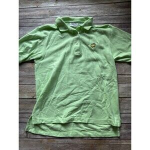 Masters Collection Polo Shirt Womens Small Green Short Sleeve Golf Logo